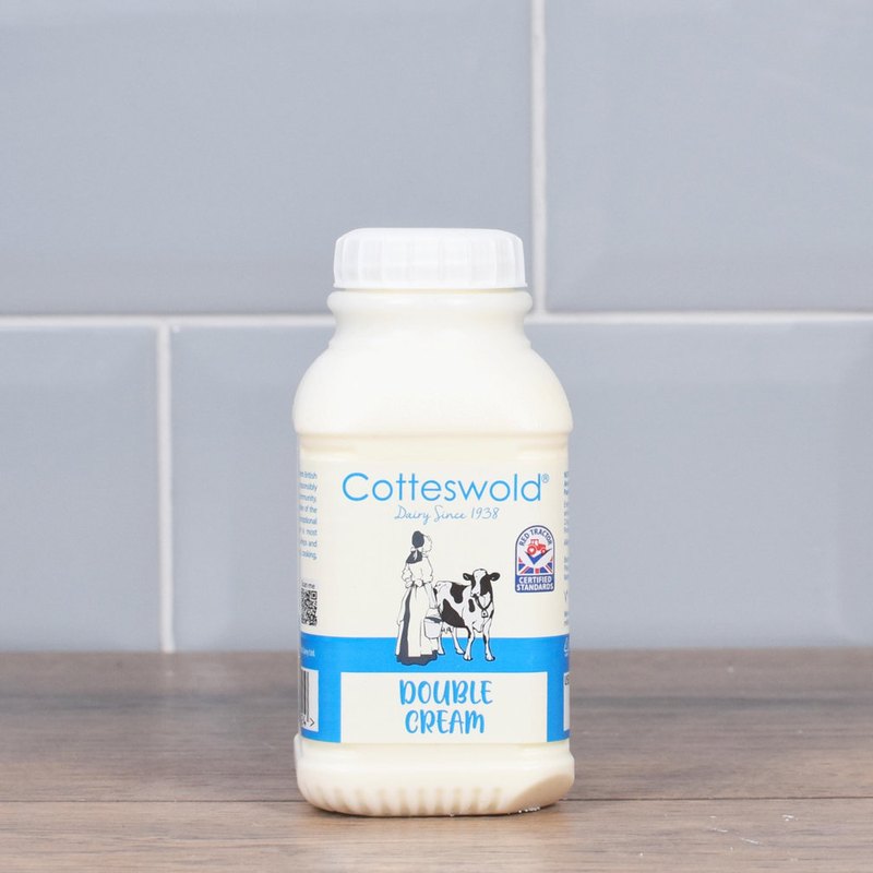 Cotteswold Dairy fresh double cream, 250ml