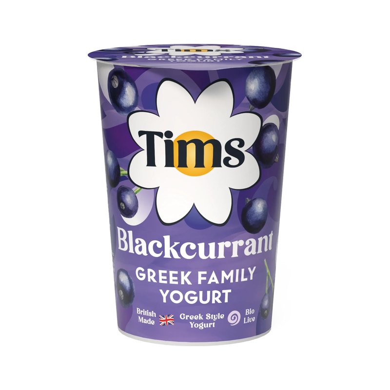 Tims Dairy Greek Family blackcurrant yogurt, 450g