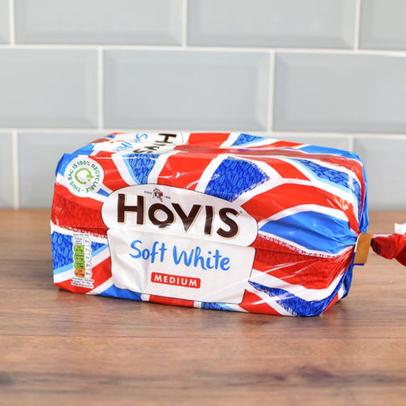 Hovis soft white medium loaf, 800g