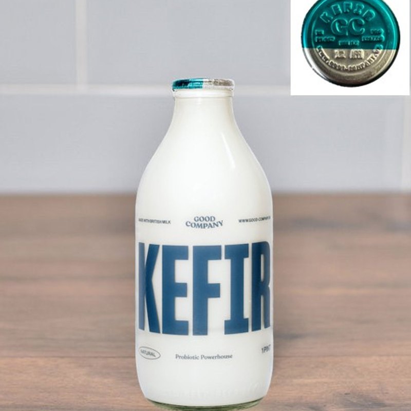 Good Company kefir, 1 pint glass bottle