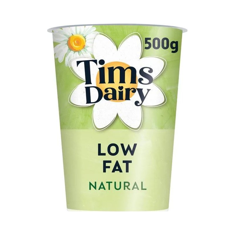 Tims Dairy low-fat natural yogurt, 500g