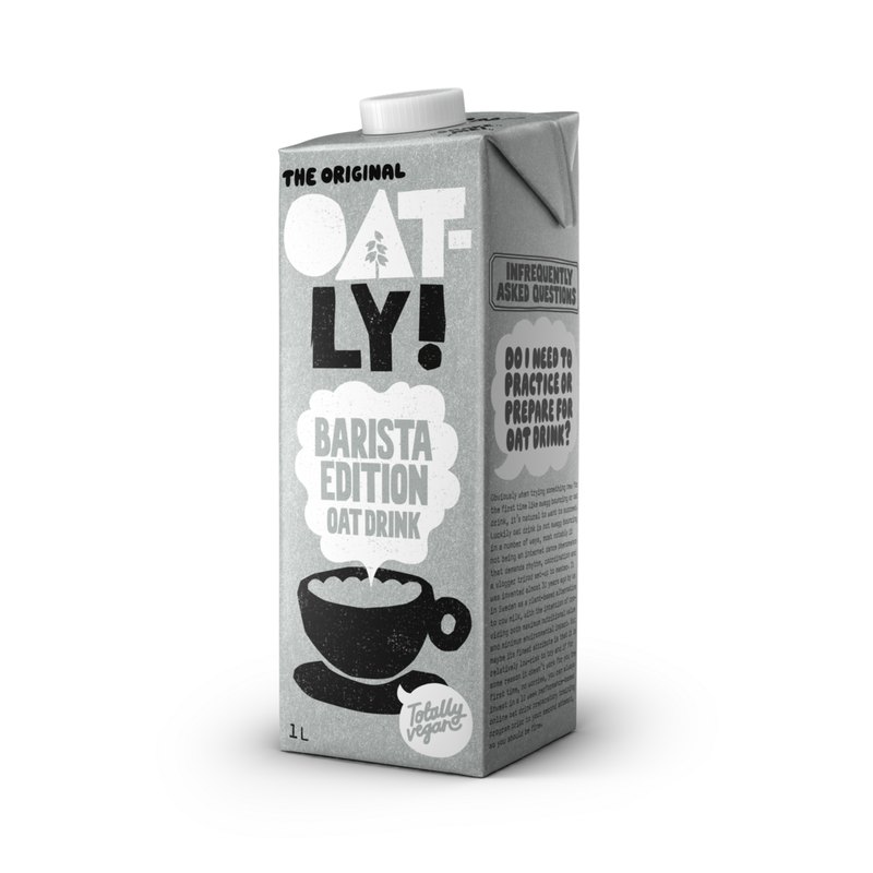 Oatly Barista Edition oat drink, 1 litre carton
