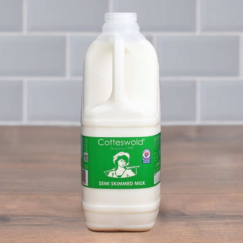 Cotteswold Dairy semi-skimmed milk, 2 litre bottle