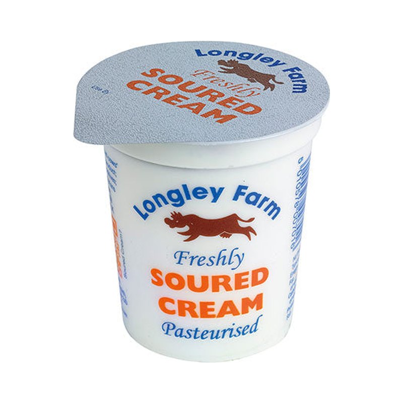 Longley Farm soured cream, 150g